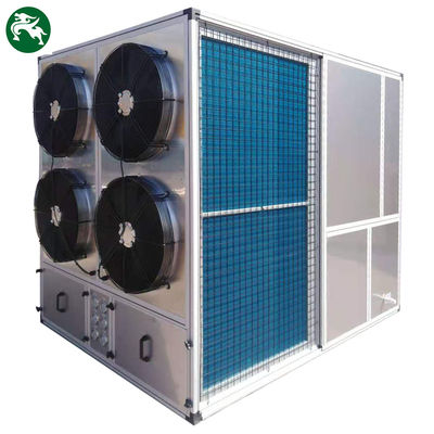 Unidad de tratamiento de aire de refrigeración de edificios de oficinas AHU con bobina de condensación de alta eficiencia