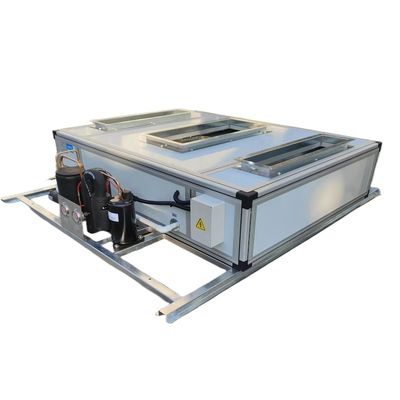 Unidad de tratamiento de aire de expansión directa refrigerada por agua con motor para edificios de oficinas