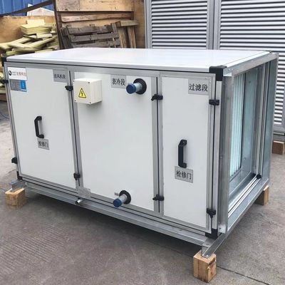 Agua Fría Aire Fresco AHU 1000-3000CMH Unidad de manejo de aire Diseño personalizado para hoteles