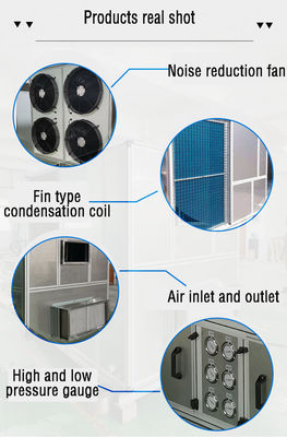 Unidad lateral de aire fresco de inteligencia de 45 HP para refrigeración en zonas tropicales Serie T3