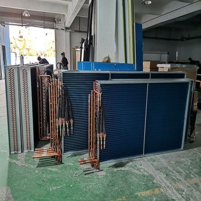 Deshumidificador Evaporador Condensador de aleta de aluminio hidrófilo Intercambiador de calor refrigerado por aire