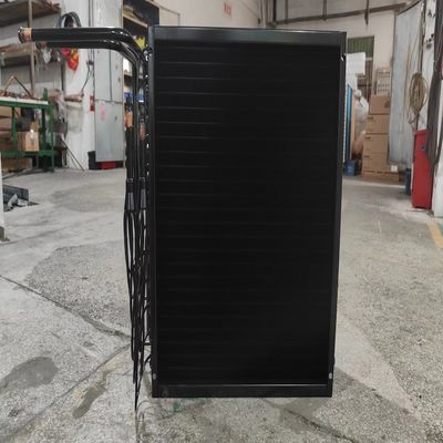Evaporador de tubos de cobre de soplado lateral para electroforesis negro para equipos de refrigeración