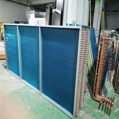 Evaporador endotérmico de tubería de cobre y aleta de aluminio para la unidad Ahu