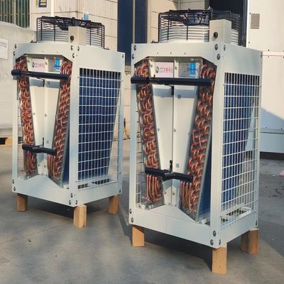 Disposición de calor refrigerador seco con alta eficiencia EC ventilador para la fábrica de maquinaria