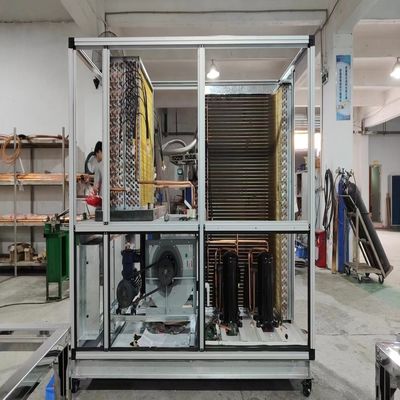 Unidad de aire acondicionado integrado refrigerado por aire de 10 CV caja eléctrica del motor del ventilador a prueba de explosión