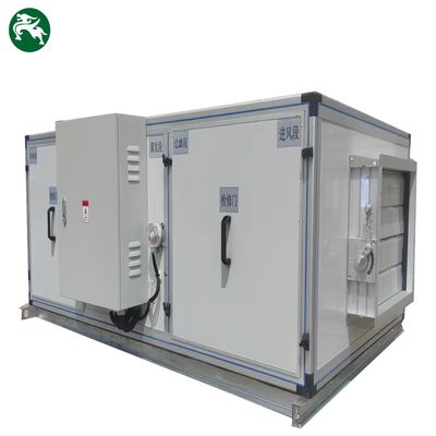 Unidad combinada de manipulación de aire de expansión directa modular refrigerada por aire con tubo de calefacción