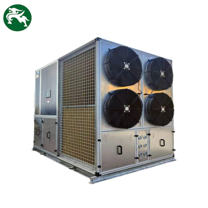 AHU de bobina DX modular refrigerada por aire de alta eficiencia con ventilador hacia atrás