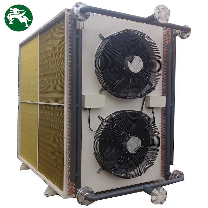 Tipo H Ahorro de agua fría en seco Instalación exterior con ventilador EC doble para centro de datos