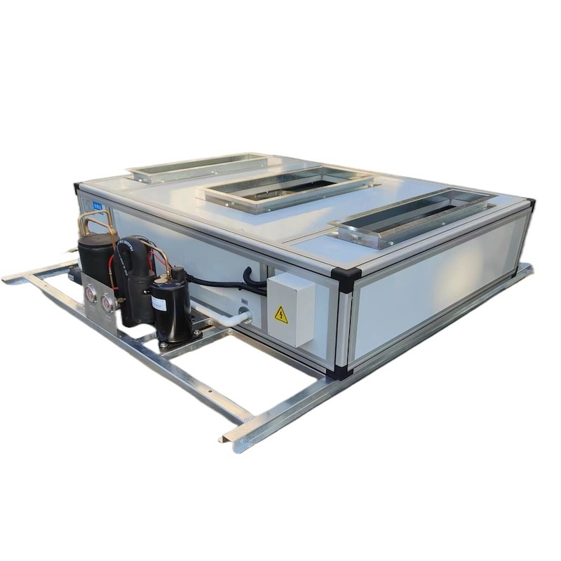 1-5HP Super delgado Techo colgante agua refrigerada DX Unidad de manipulación de aire Purificación de aire HVAC para industriales