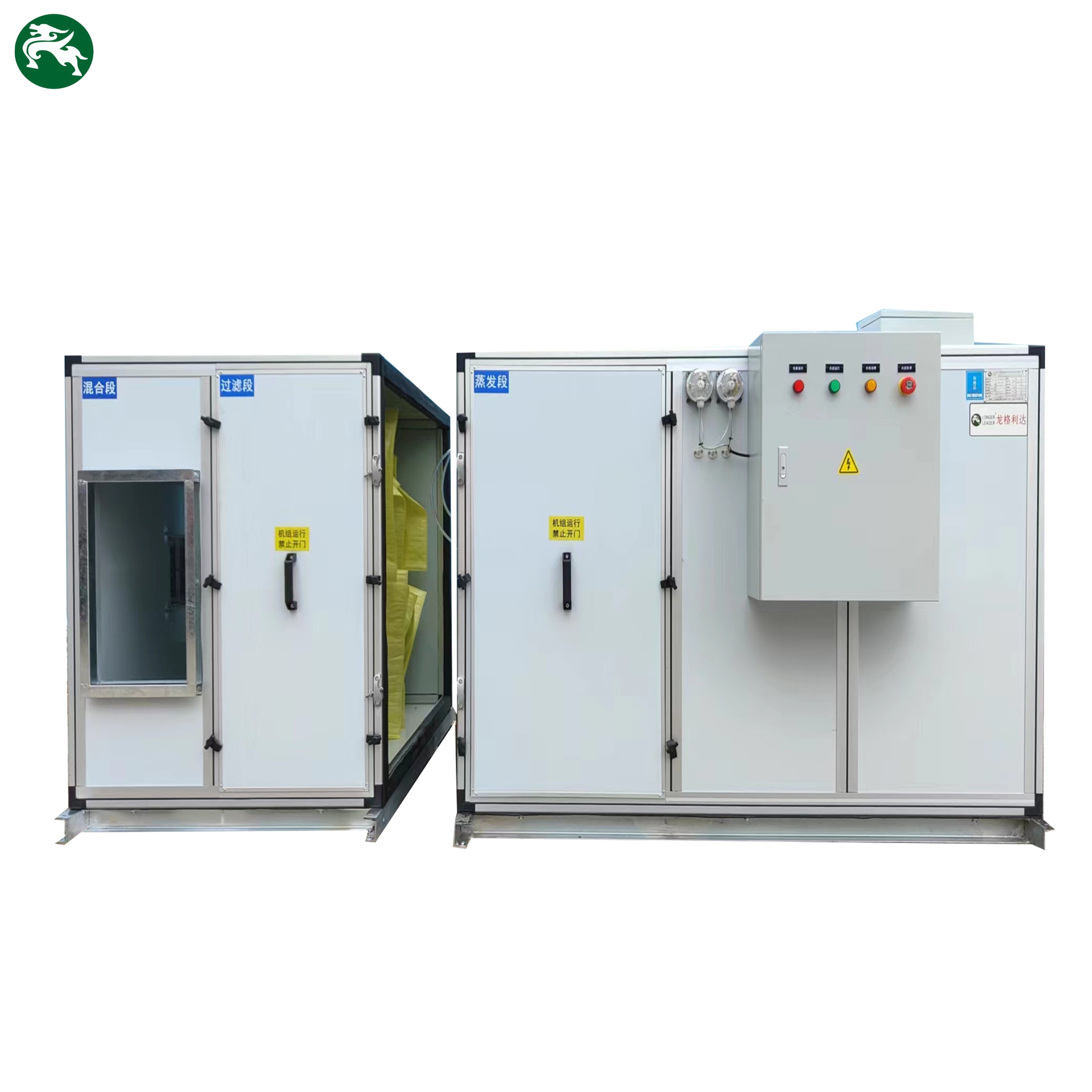 Unidad de manipulación de aire DX con enfriamiento por aire de HVAC AHU con compresor Panasonic de enfriamiento único
