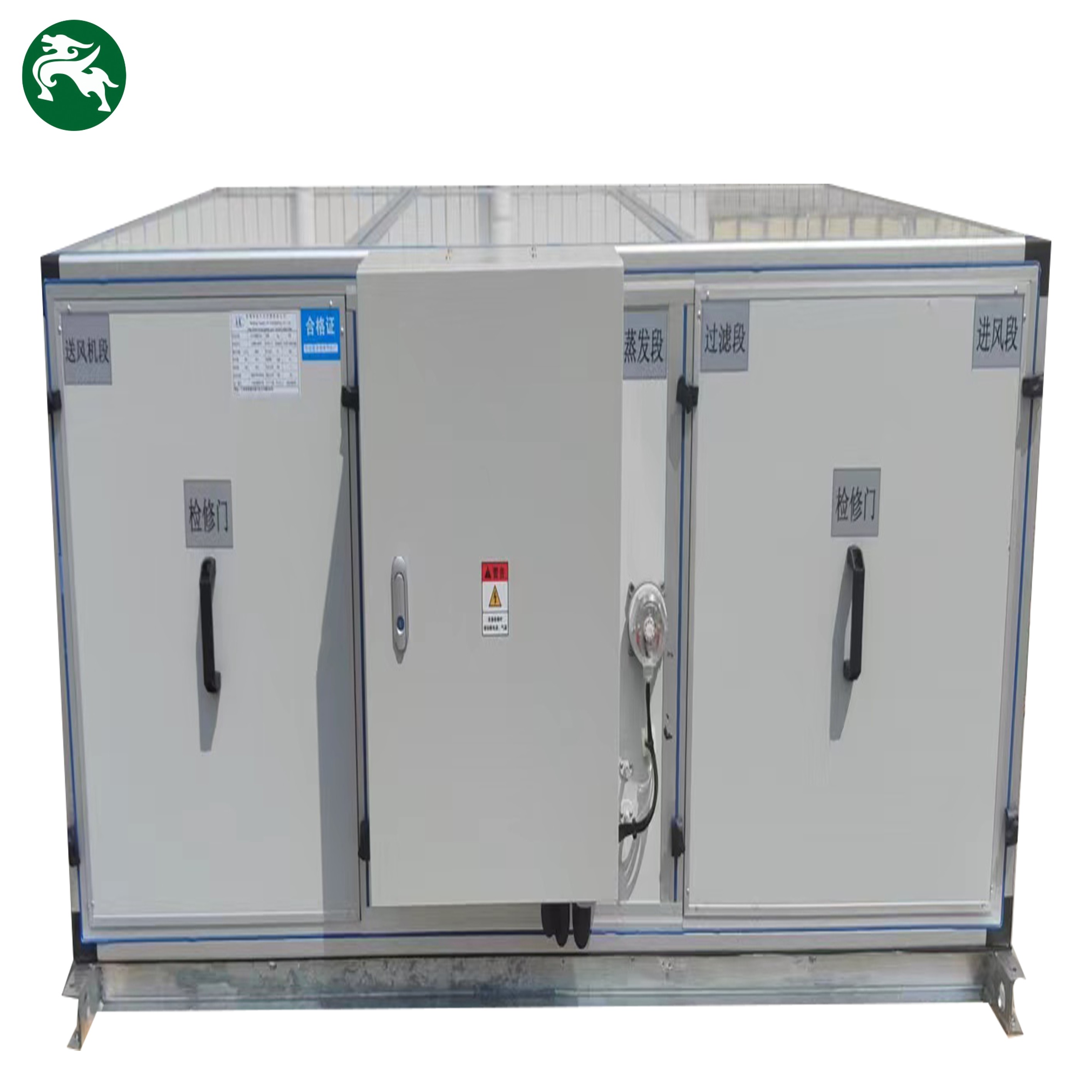 Unidad de ventilación de AHU de expansión directa industrial refrigerada por aire