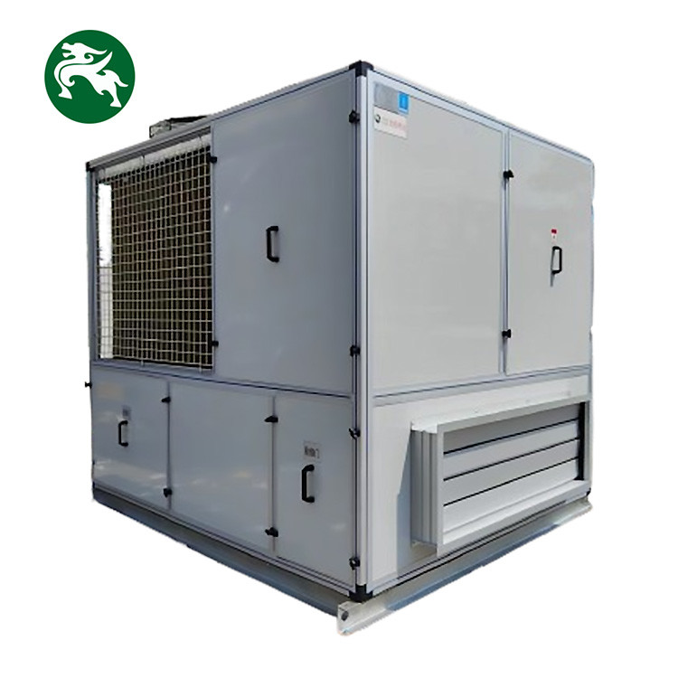 Unidad superior de techo de expansión directa 100% refrigerada con aire fresco